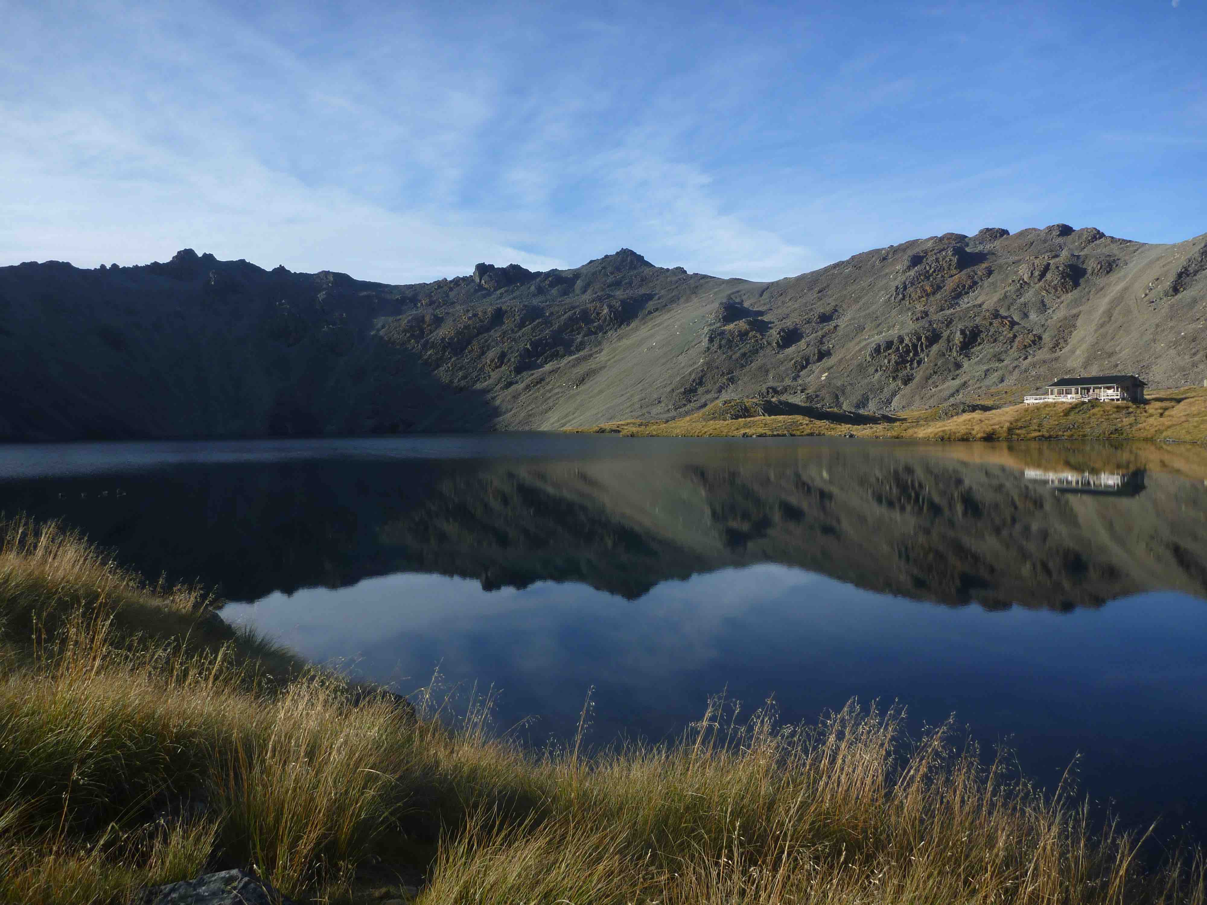 Lake Angelus and the Lake Angelus Hut