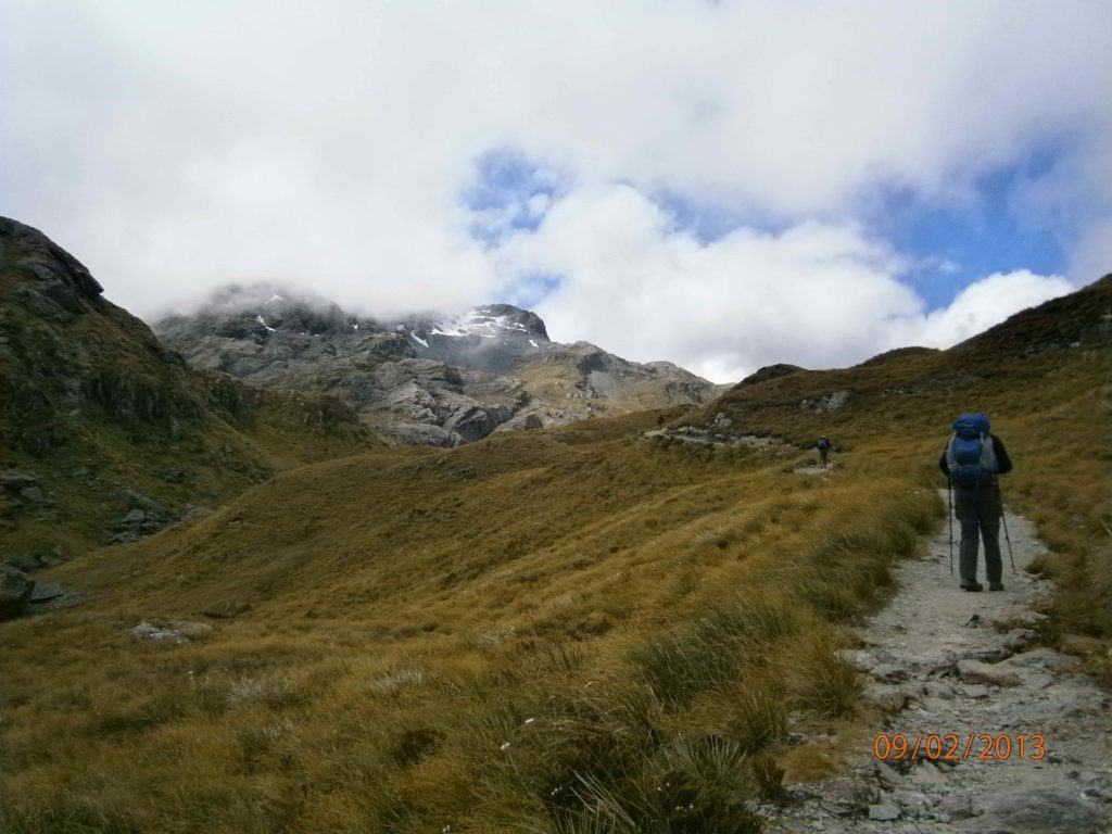 Conditions can change quickly on the alpine trail