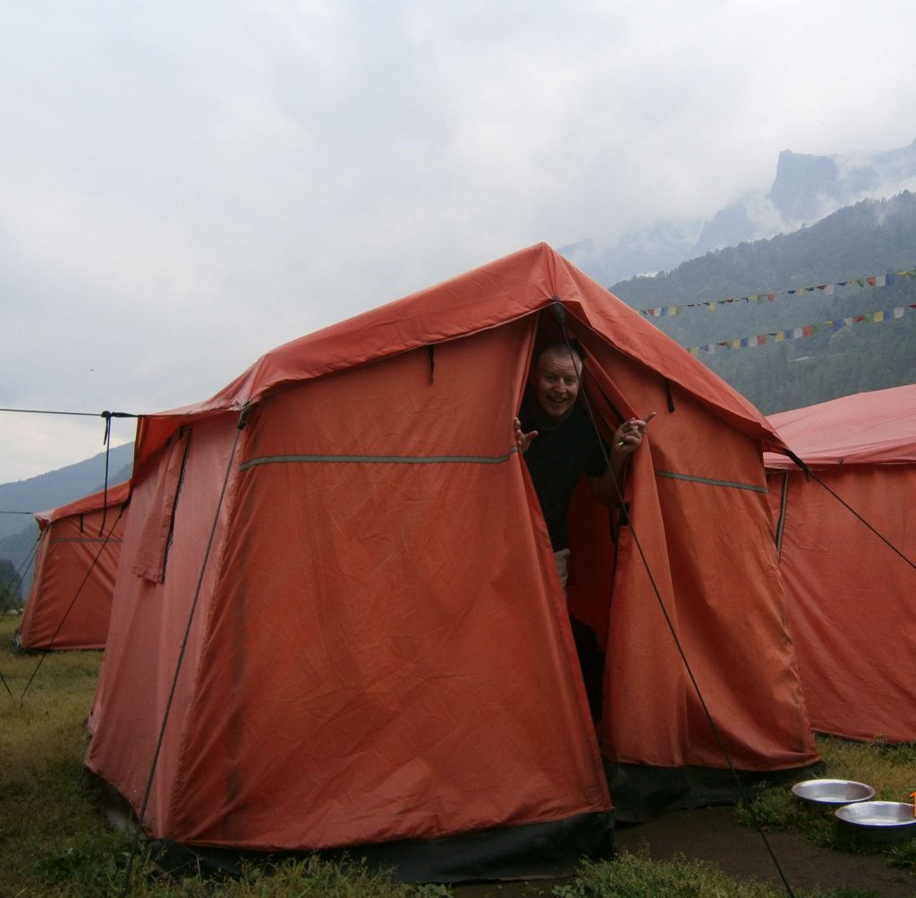 Eco campsite on EBC trek - Mentally prepare for your trek by making nighttime enjoyable.