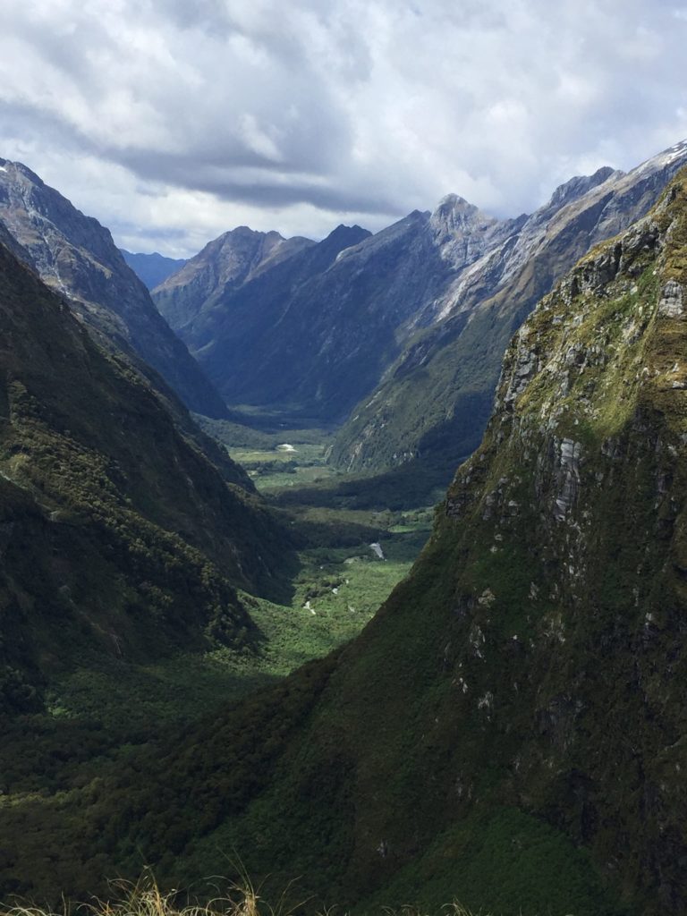 View back down the valley