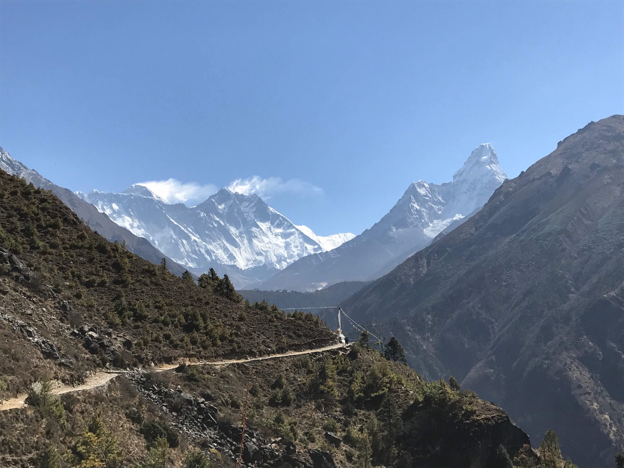 Everest, Lhotse and the striking Ama Dablam