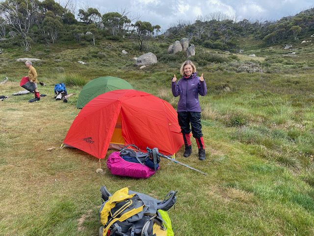 Campsite at Derschkos Hut