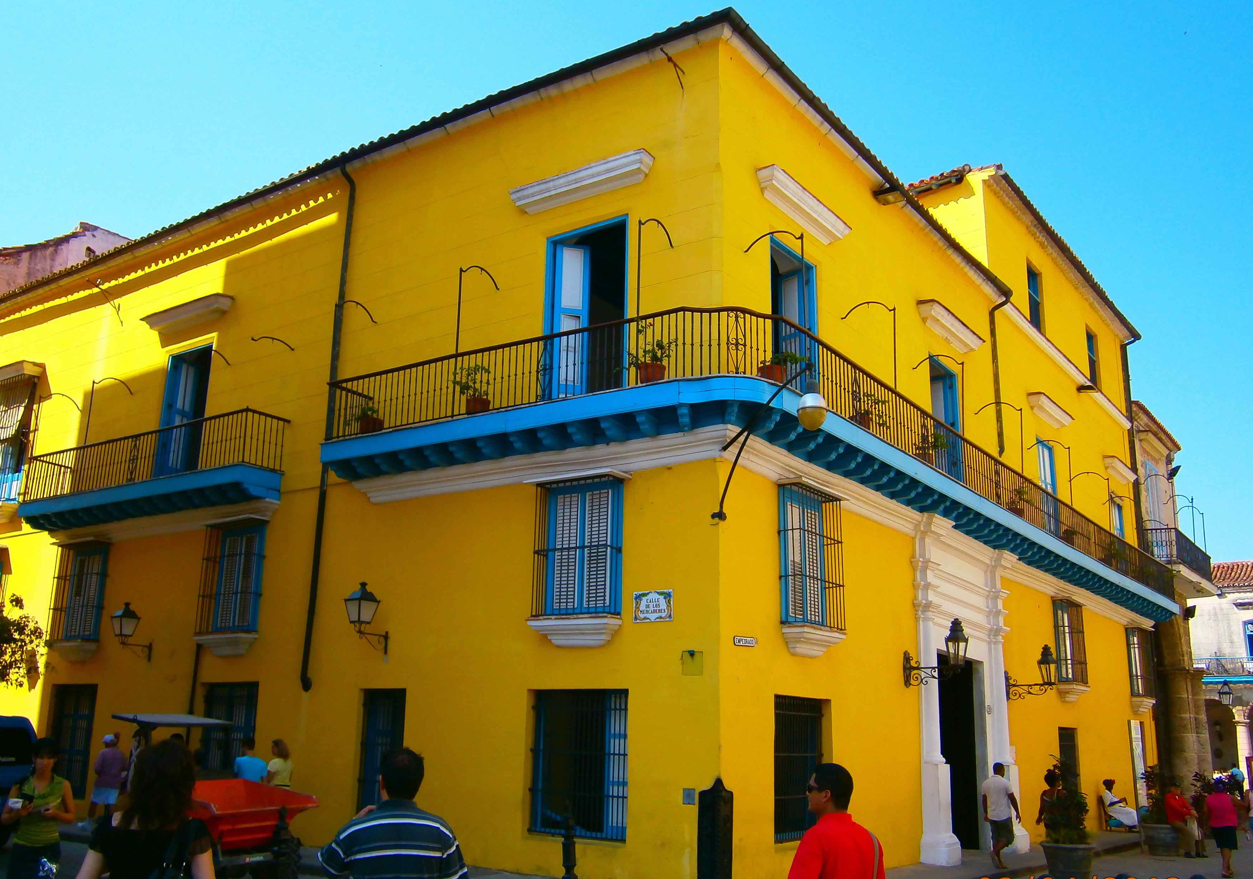 Colourful buildings