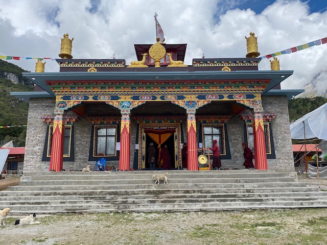 New monastery at Samagaon