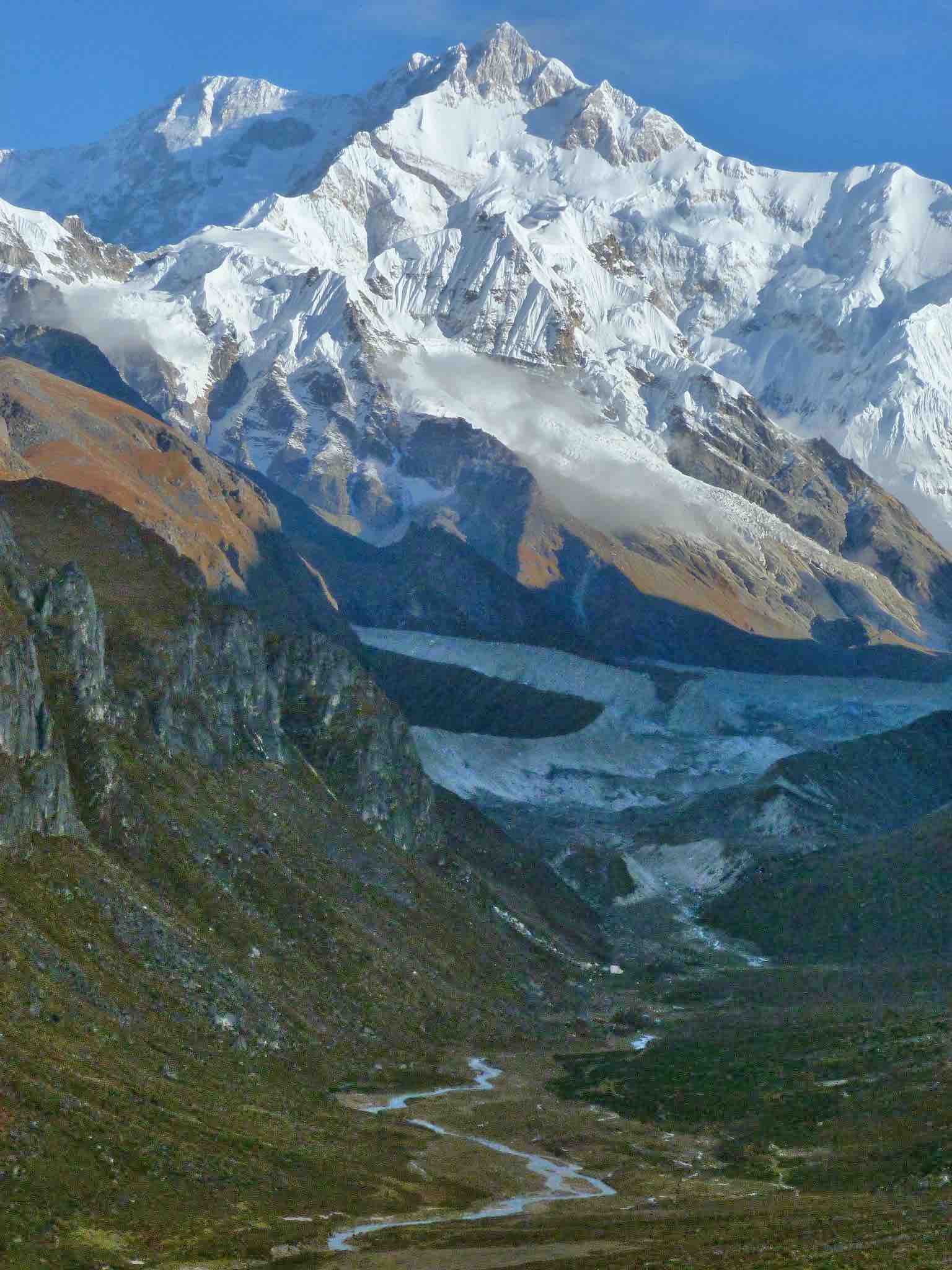 Mountain and valley view