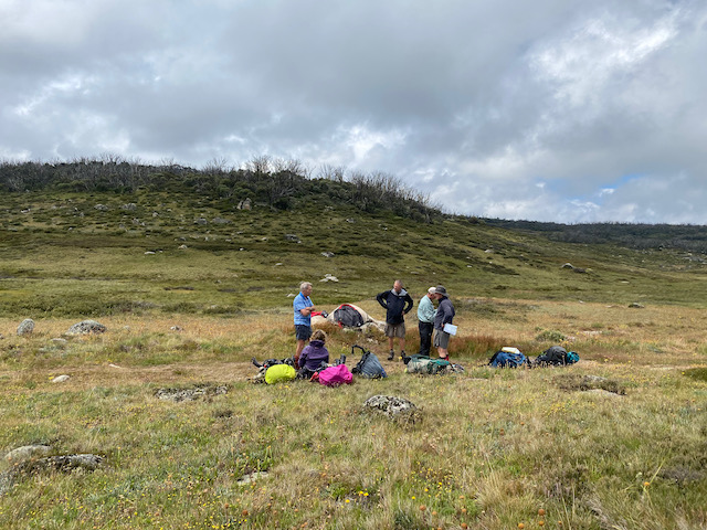 Lunchbreak near the Stromo Range