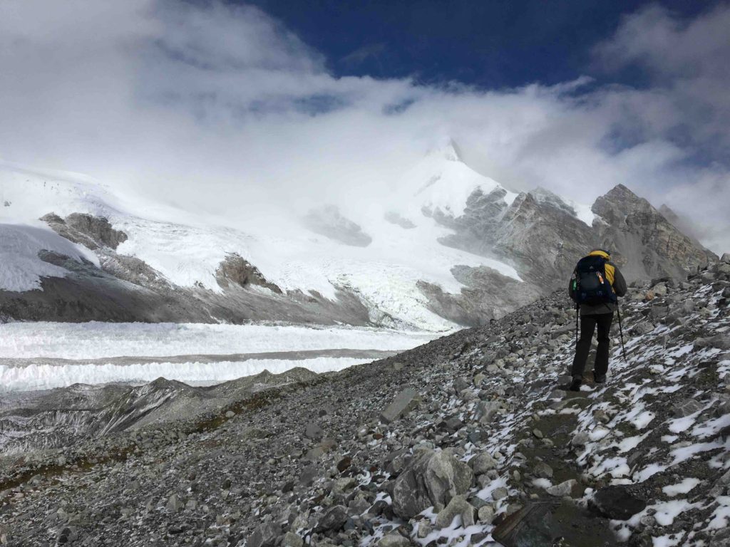 High Altitude Trekking at Cho Oyu in Tibet, China