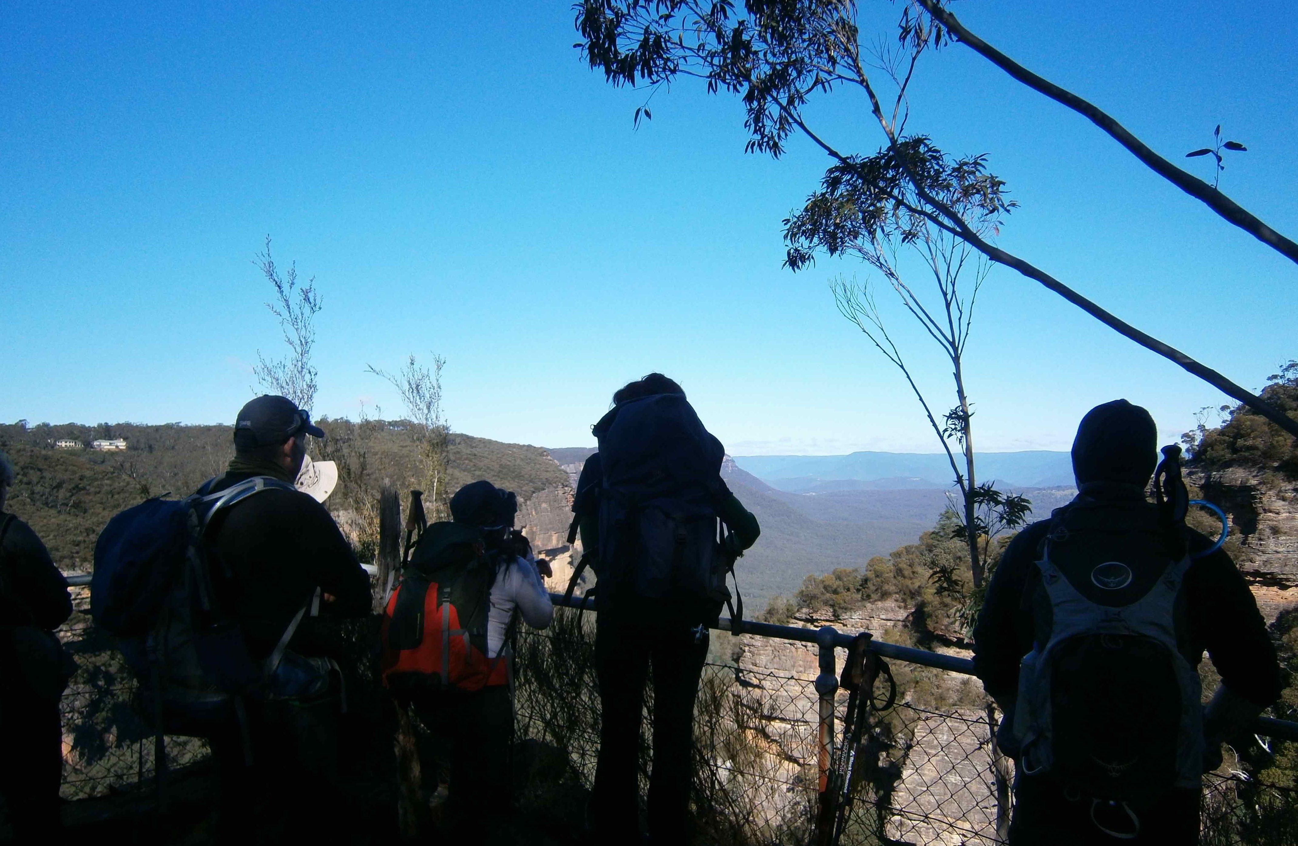 View across Blue Mountains