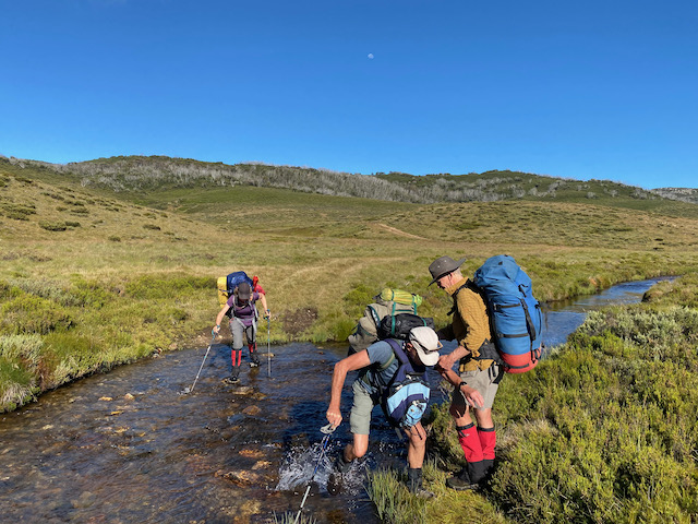 River Crossing in the Jagungal Wilderness