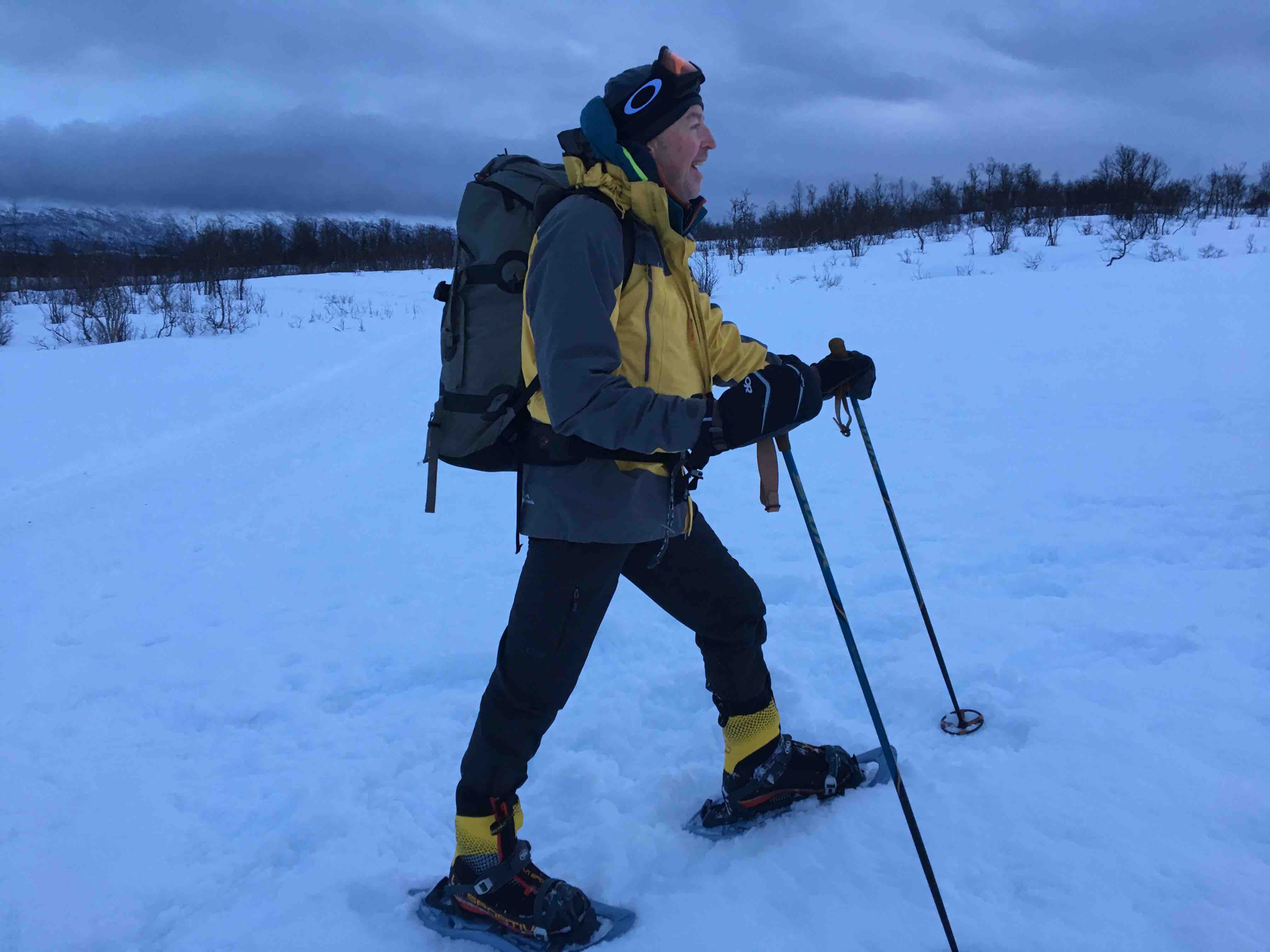 Snow shoeing