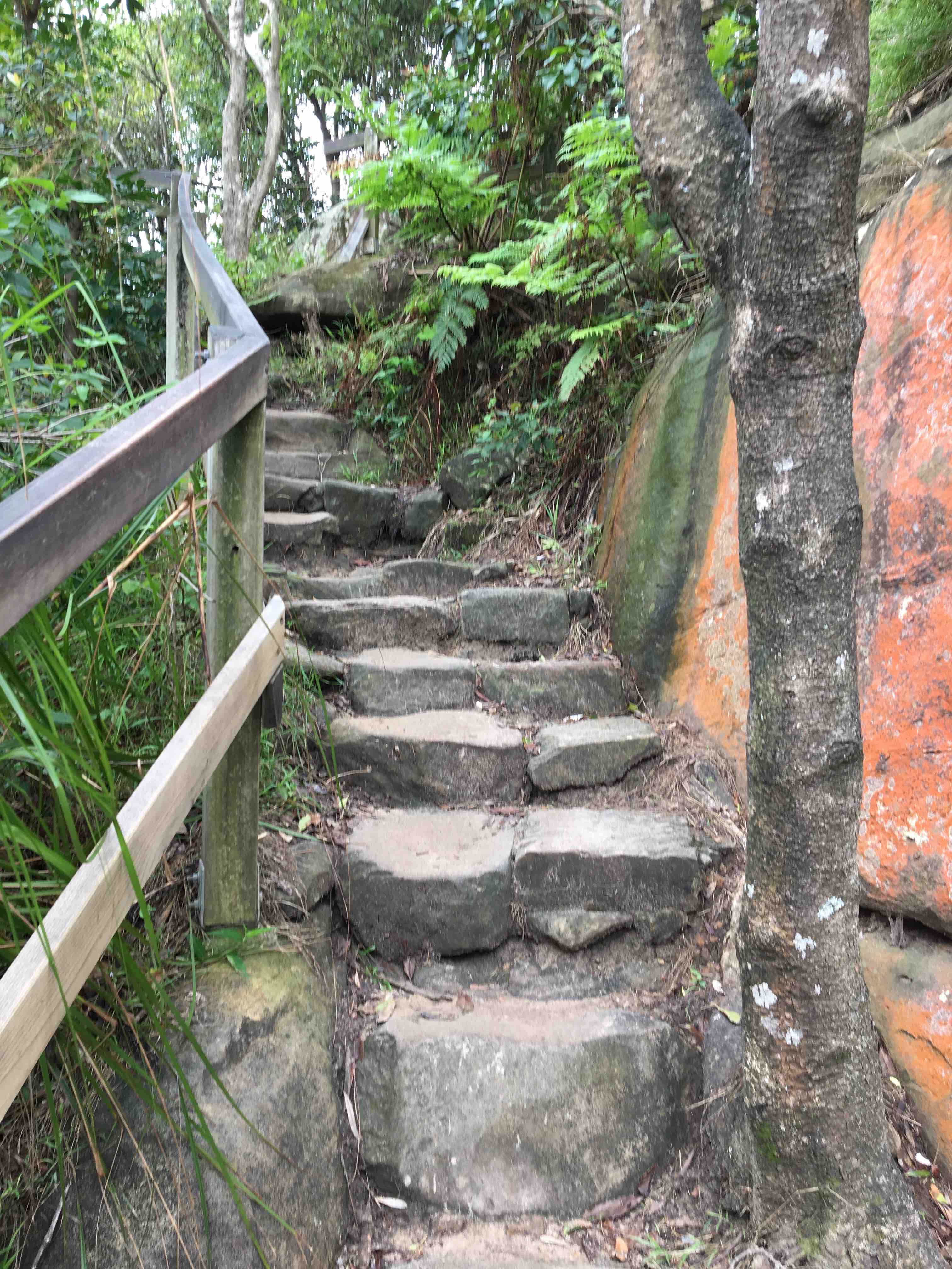 Steps along the route