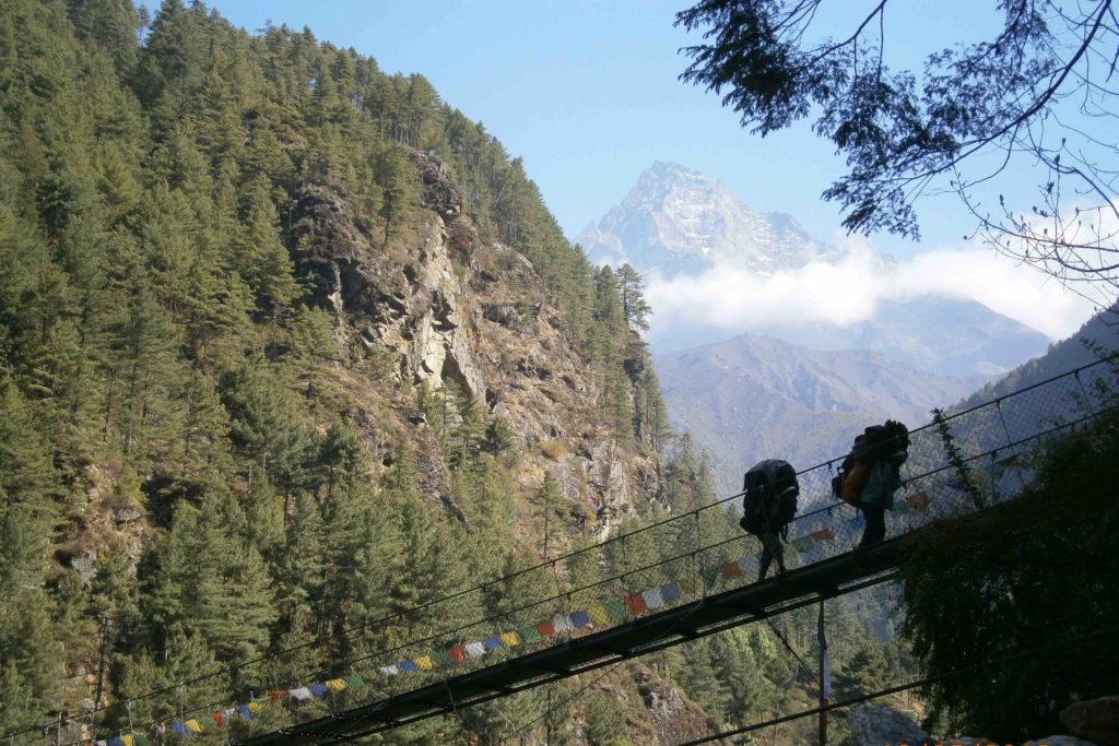 Reasons You Should Go Trekking - experience the Swingbridge near Namche Bazaar