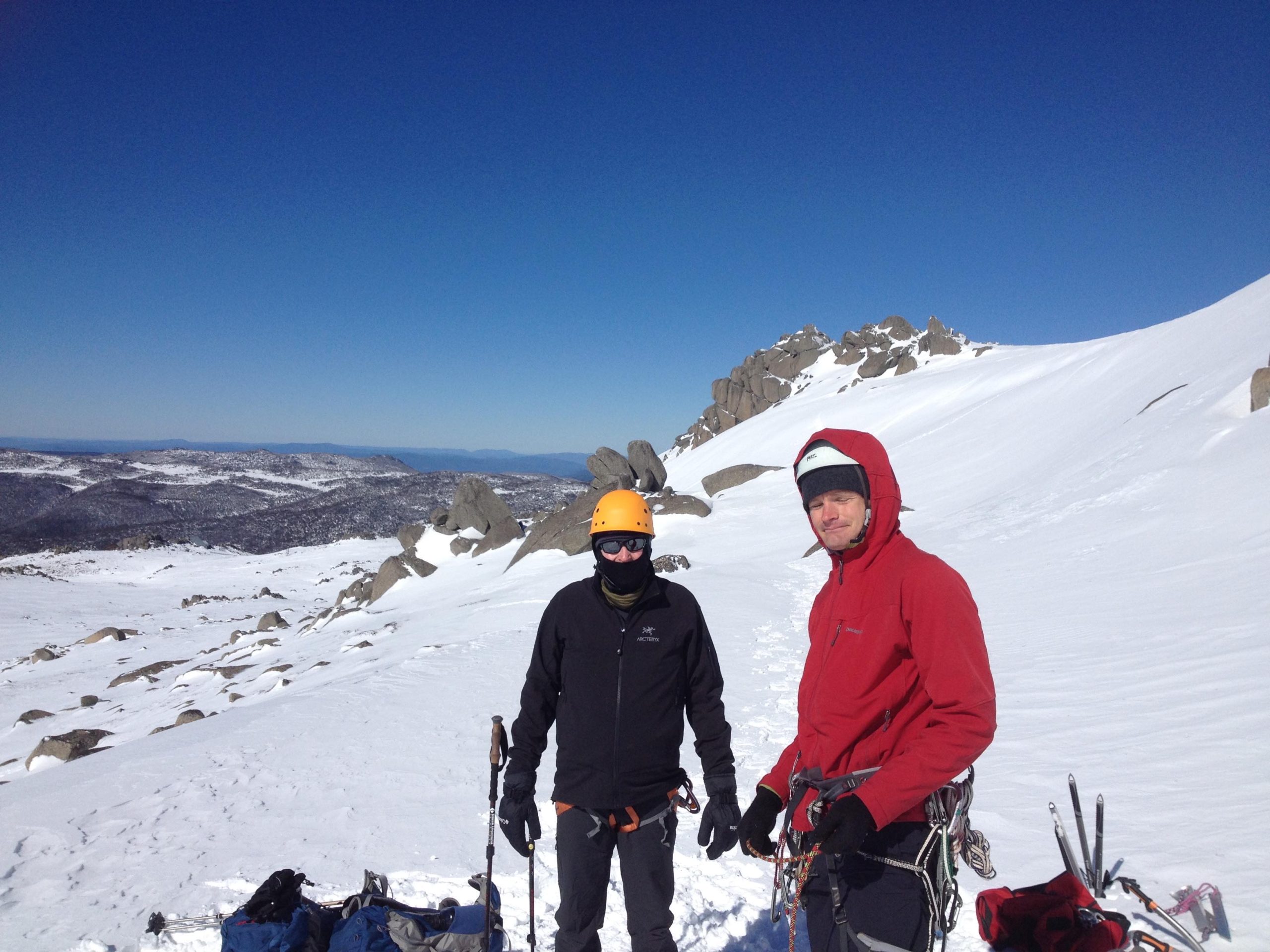 Trevor and snow climbing guide