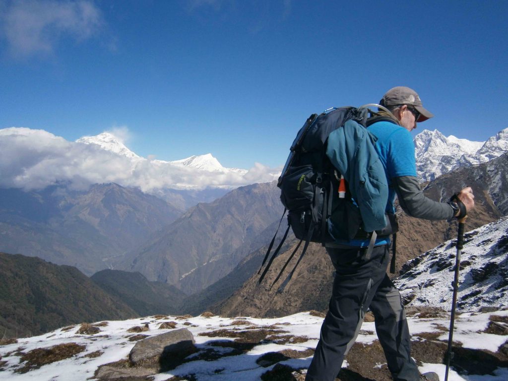 View to Dhaulagiri from Kohpra Ridge, Nepal