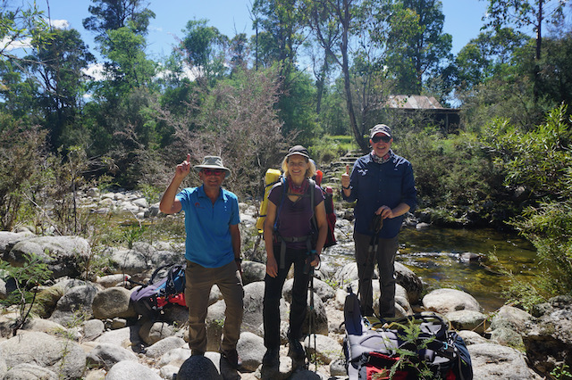 The three hardy hikers!